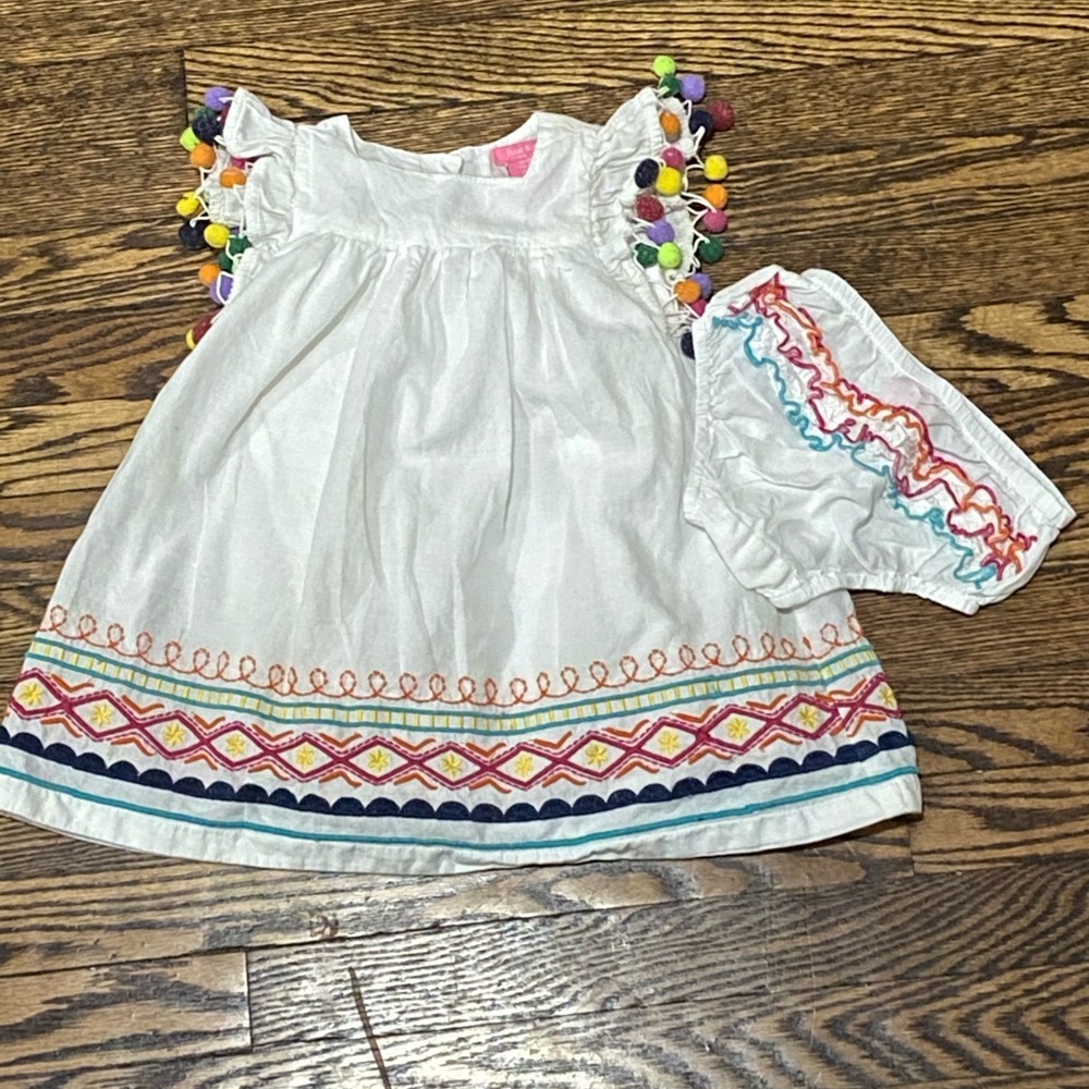 Brand Mew Baby Girl Dress, 12mos